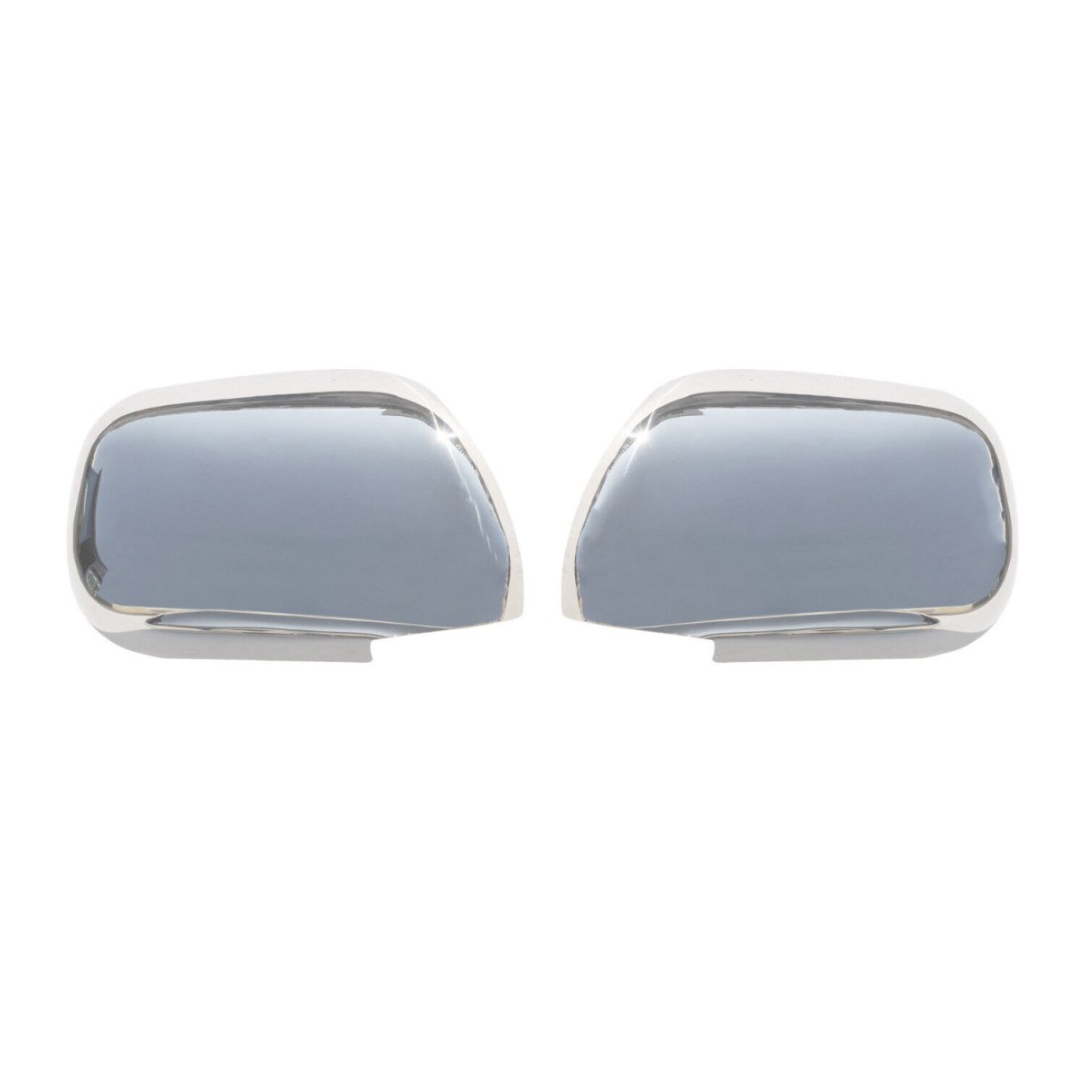Lexus Land Cruiser Prado 120 Mirror Cover - Omac - S.Steel - Gloss Silver